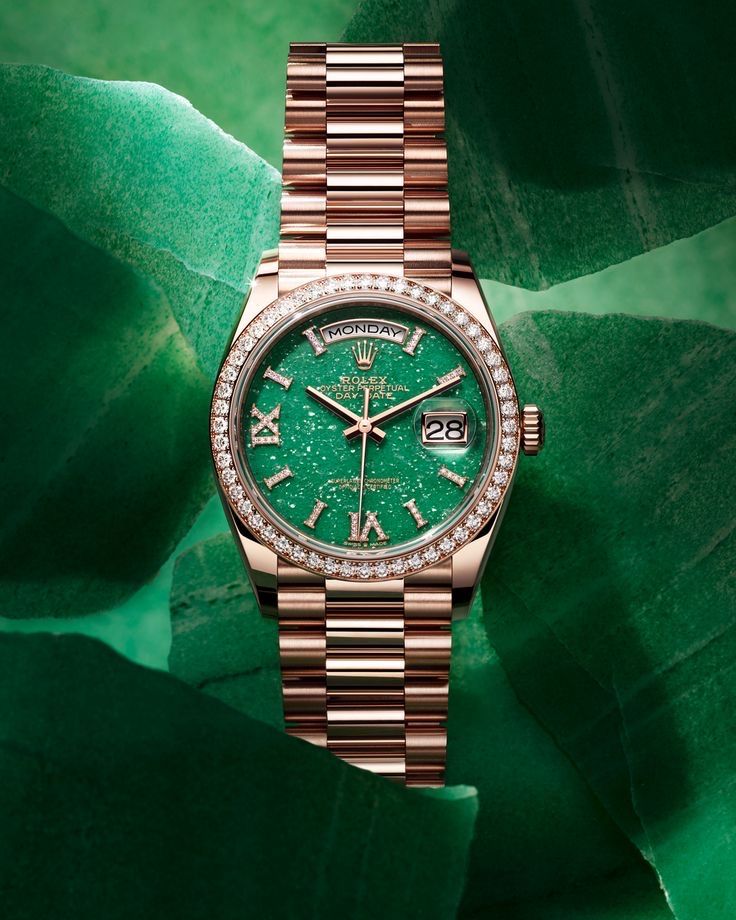 Rolex Day-Date, mostrador verde